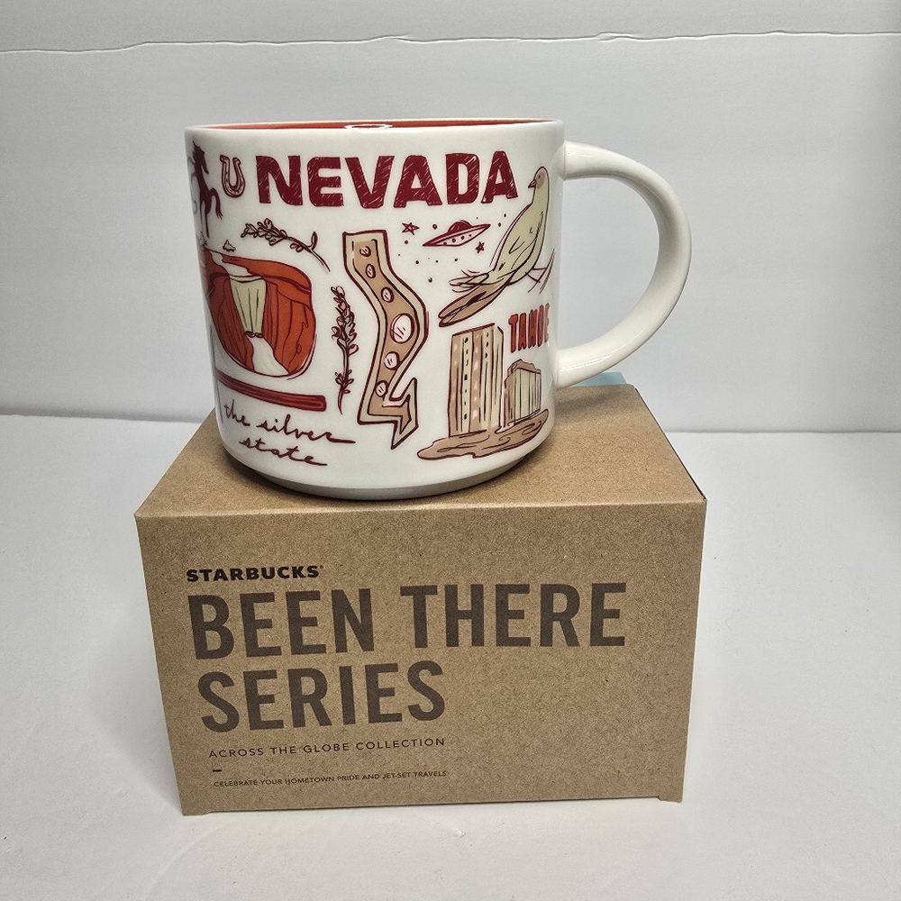 Starbucks Nevada Mug - Red and Tan